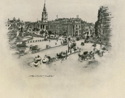 Plaza de Trafalgar de Mortimer Ludington Menpes